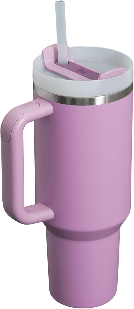 Stanley Quencher H2.0 FlowState - de acero inoxidable con tapa y popote para agua, té helado o café