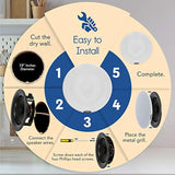 Parlantes de 2 vías con Bluetooth  PYLE-HOME PDICBT852RD