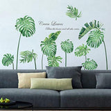 Adhesivos para pared estilo hojas tropicales(11.8x35.4)