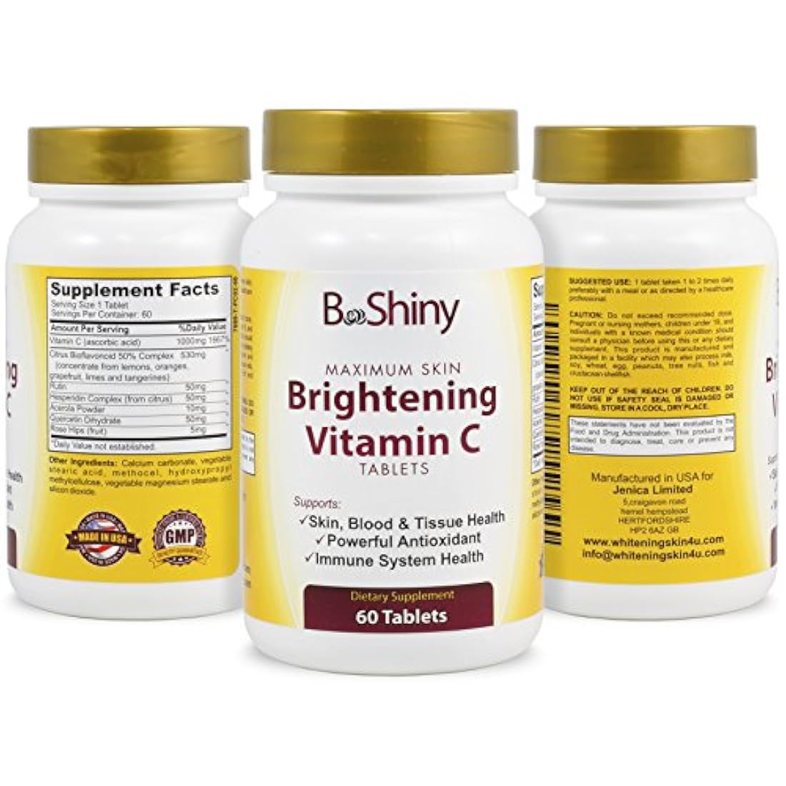 Vitamina C Complex 1000 mg comprimidos para aclarar la pielo