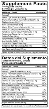 Globulo Rojo Multivitamínico con Vitamina C