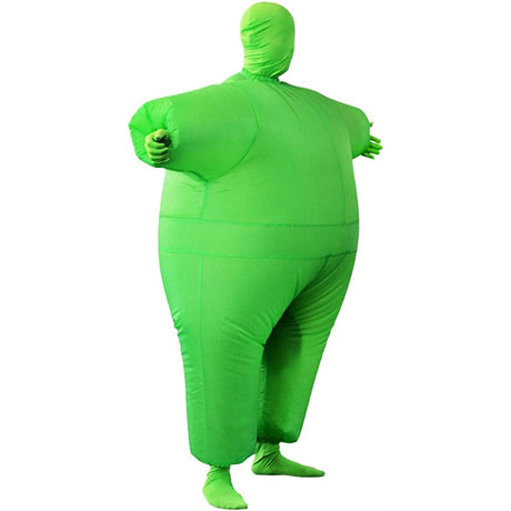 Disfraces inflable para adultos verde talla única