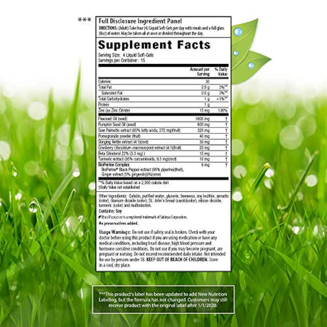 Irwin Naturals saludable flujo Saw Palmetto 60 unidades
