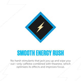 Suplemento Pre Entrenamiento Natural Sin Cafeína Blue Razz