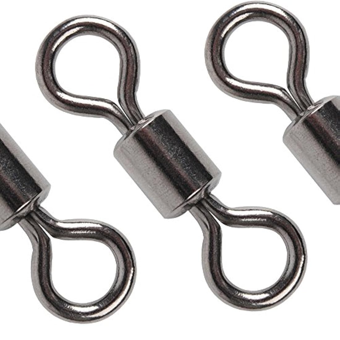 torcedor giratorio para pesca, de níquel y acero inoxidable