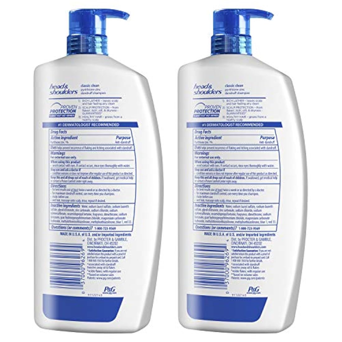 Shampoos y acondicionadores para el cabello 2 Champú 32.1 oz