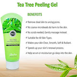 Gel exfoliante facial para árbol de té Transparente