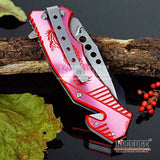 KCCEDGE - Cuchillo de bolsillo EDC para camping.
