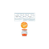 PELOTAS DE JUGUETE NARANJA SERENELIFE PRTSLDGFBLN6 5 PACK