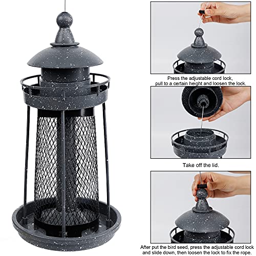 Comedero para pájaros, Gris oscuro HD9103-GR Twinkle Star