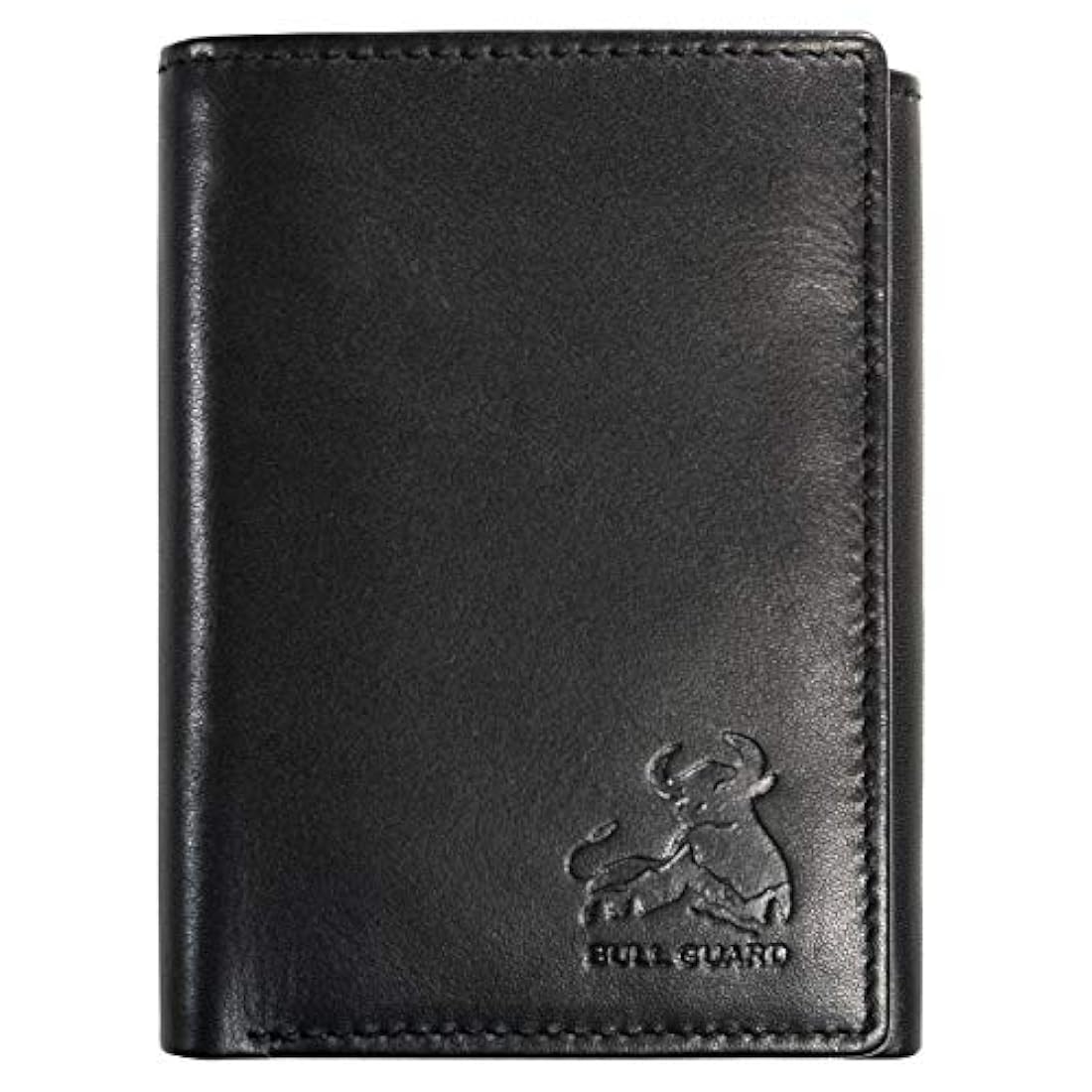 Bull Guard - billeteras de piel auténtica con tres pliegues