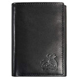 Bull Guard - billeteras de piel auténtica con tres pliegues