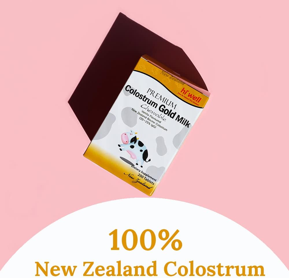Suplementos Colostro Premium de Hi Well, 200 tabletas 3 pack
