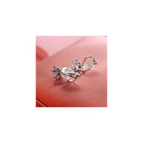 Pendientes de clip  redondo de 0.295 in Gris