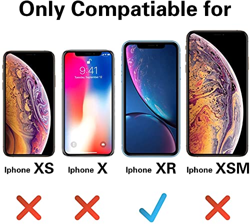 Otofly - Silky and Soft Touch Series - Funda protectora de goma de silicona suave que brinda protección total contra golpes, compatible con iPhone&nbsp;XR de 6.1&nbsp;pulgadas de Apple (color rosa hielo).