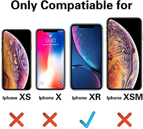 Otofly - Silky and Soft Touch Series - Funda protectora de goma de silicona suave que brinda protección total contra golpes, compatible con iPhone&nbsp;XR de 6.1&nbsp;pulgadas de Apple (color rosa hielo).