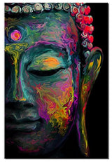 Sunfrower Art - Lienzo decorativo para pared, diseño de Buda
