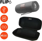 Altavoz portátil JBL Flip 6 a prueba de agua con Gris
