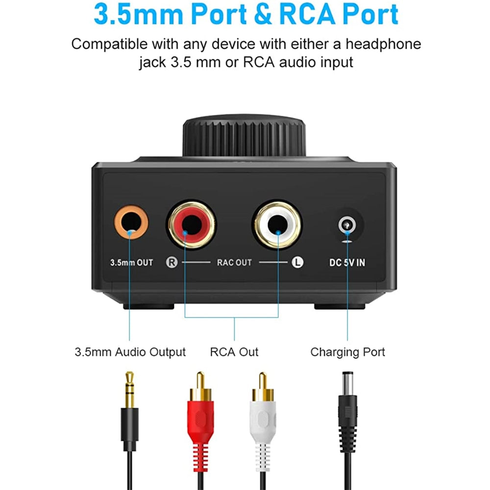 Adaptador Bluetooth inalámbrico con aumento de voz