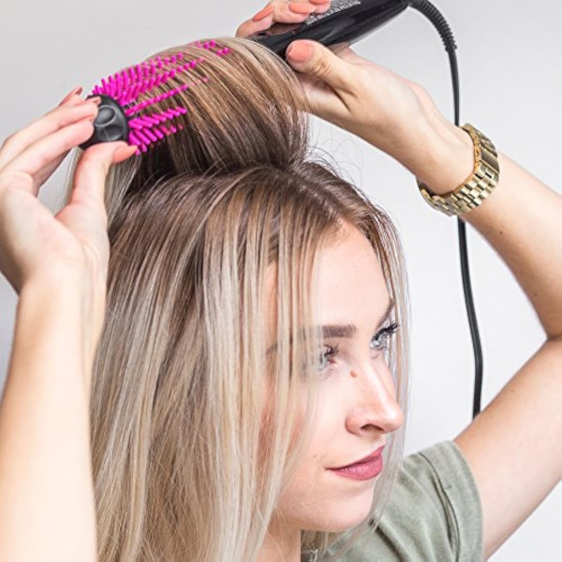 REVLON Cepillo de silicón para voluminizar el cabello