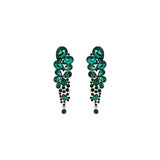 Aretes colgantes de clip para mujer