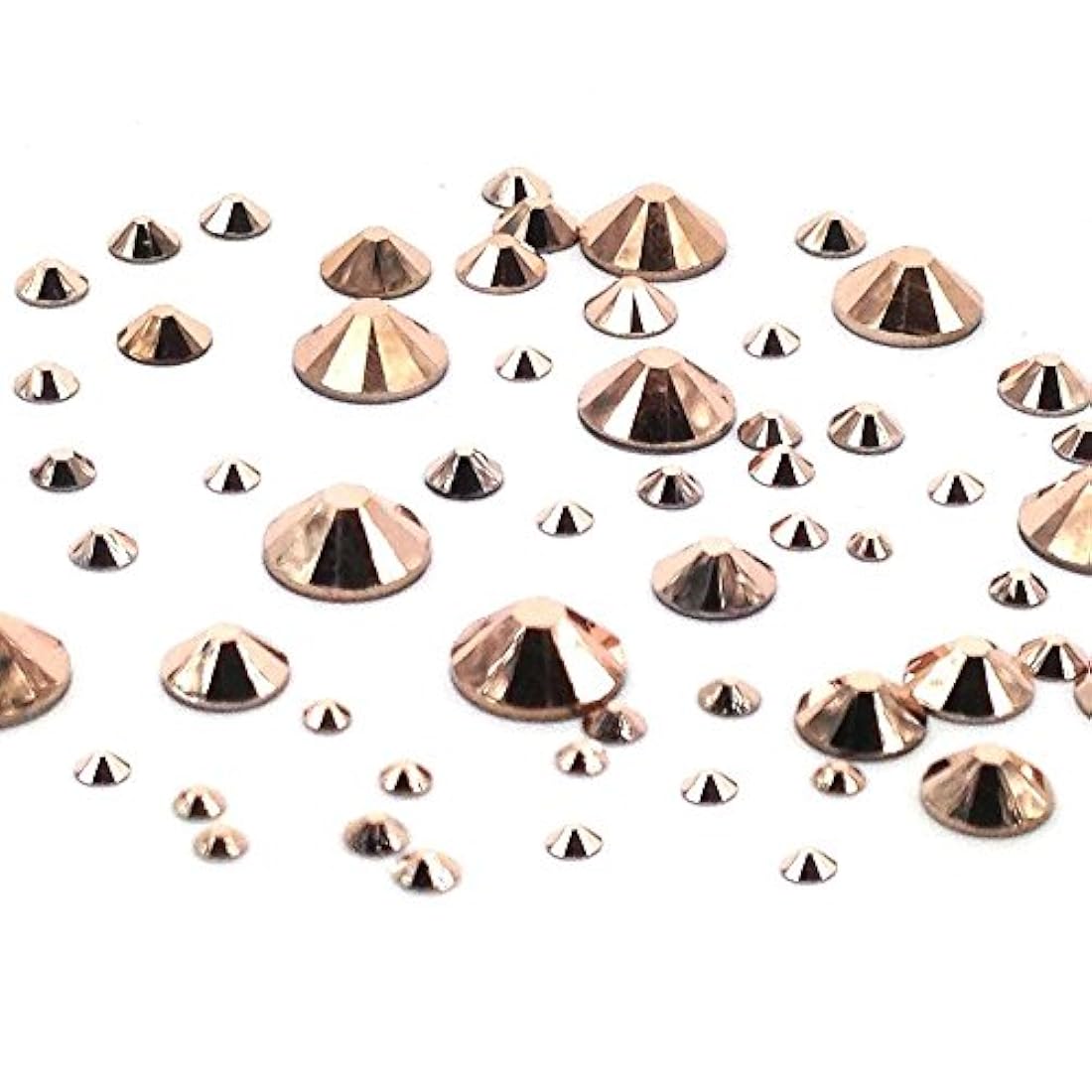 Swarovski Nail Art mezclado con los tamaños s5, ss7, ss9,