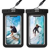 Funda Joto impermeable, universal, resistencia al agua IPX8, para iPhone 12 Pro Max, 11 Pro Max, Xs Max, XR, X, 8, 7, 6S, Galaxy S20 Ultra, S10 Note10 y 9, hasta 6.9, 2 unidades