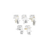 Aretes colgantes de gota para mujeres 68 pares