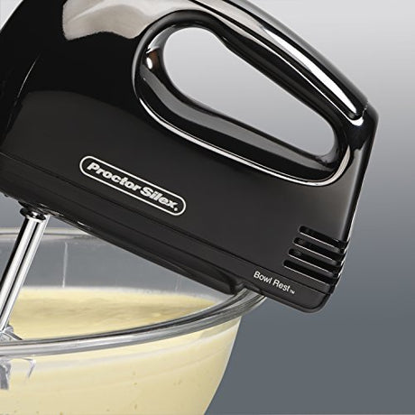 Mezclador manual Easy Mix de 5 velocidades, negro