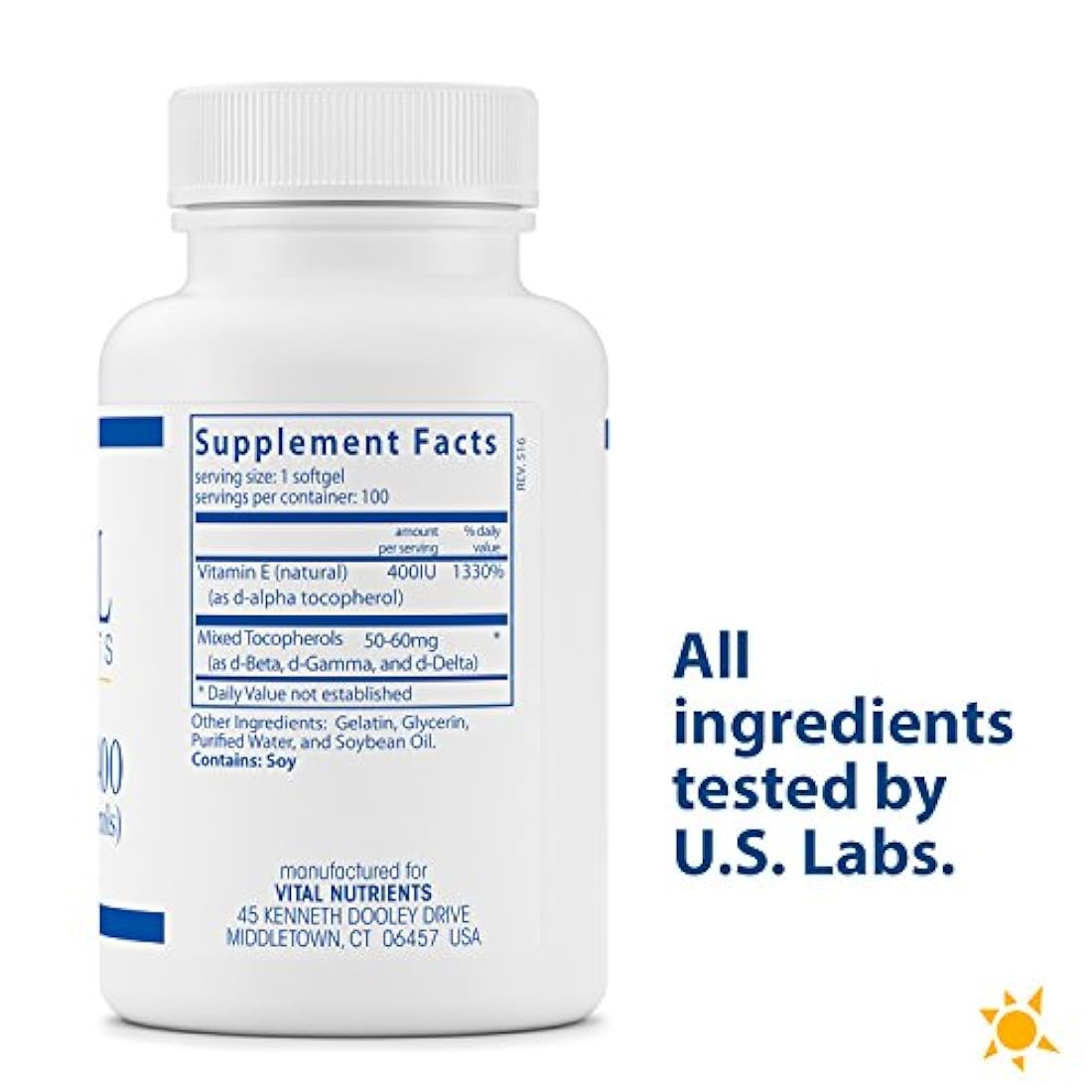 Vitamina E 400 (con Mixed tocopherols)