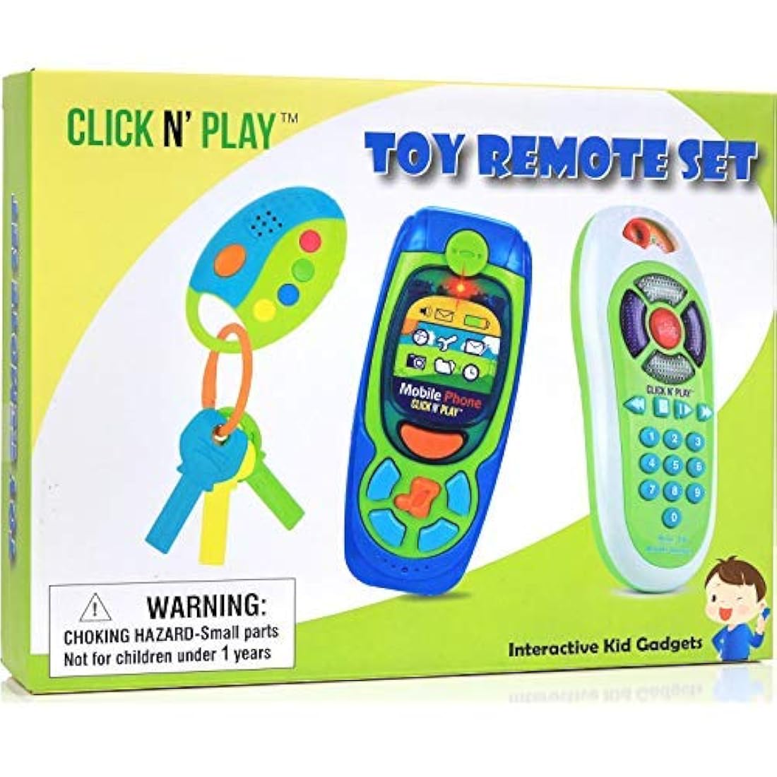 Juego de mando a distancia y llave de coche para niños