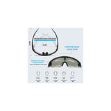 Lentes deportivos de ciclismo polarizadas