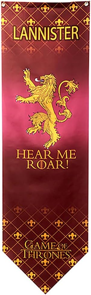 "Bandera Juego de Tronos Lannister 149X45CM"