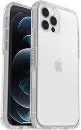 OtterBox Symmetry Clear Series - Funda para iPhone 12 y iPhone 12 Pro, transparente