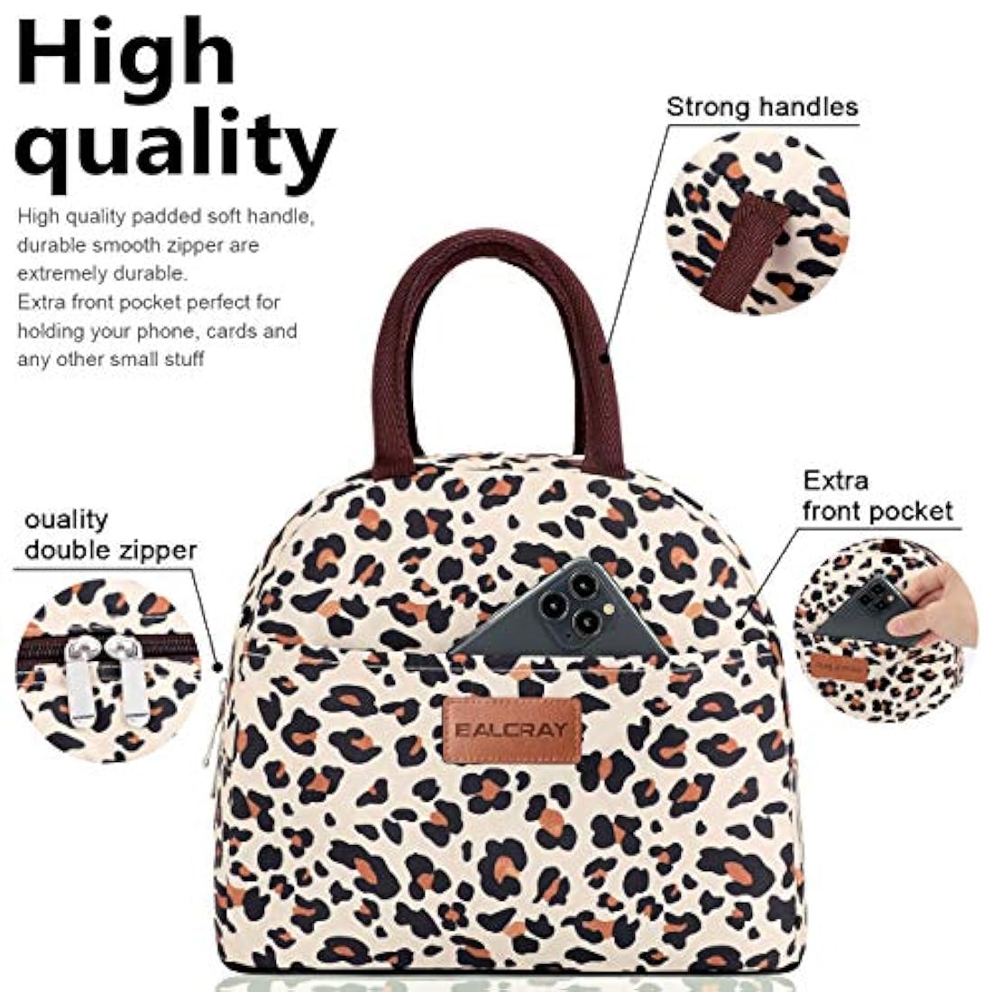 Loncheras,Lonchera para mujer, bolso con aislamiento