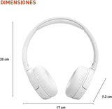Auriculares JBL Tune 670NC, cancelación de ruido, 70H batería
