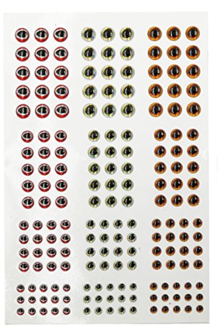 Ojos de pesca ovalados 2D/3D para hacer cebo de pesca
