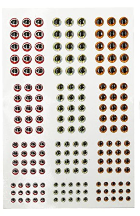Ojos de pesca ovalados 2D/3D para hacer cebo de pesca