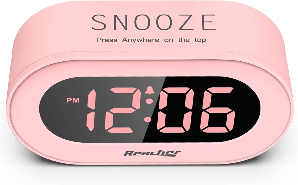 Reloj Despertador Digital para Niños, Dimmable, Pequeño