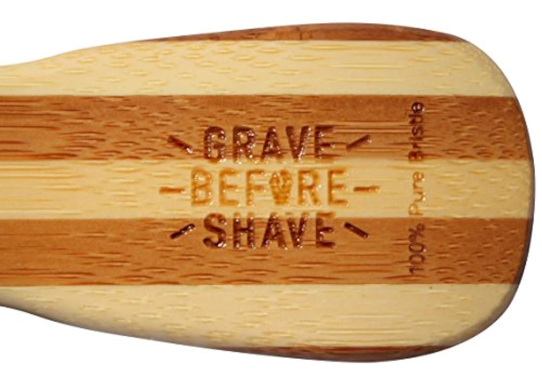 Grave antes Afeitado cepillo para polvo para barba