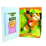 Peluche perezoso + libro