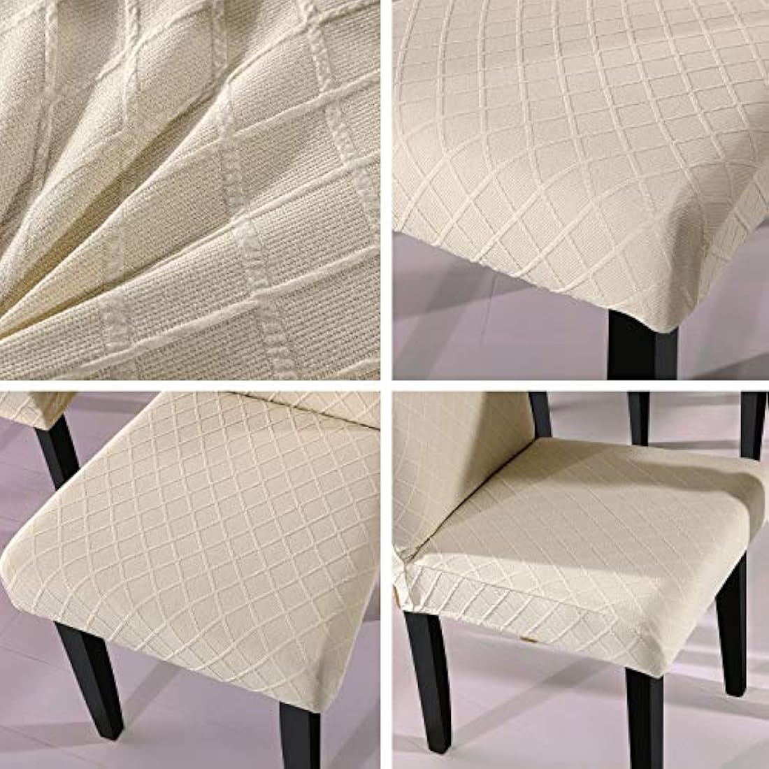 Paquete de 4 fundas protectoras para sillas de comedor