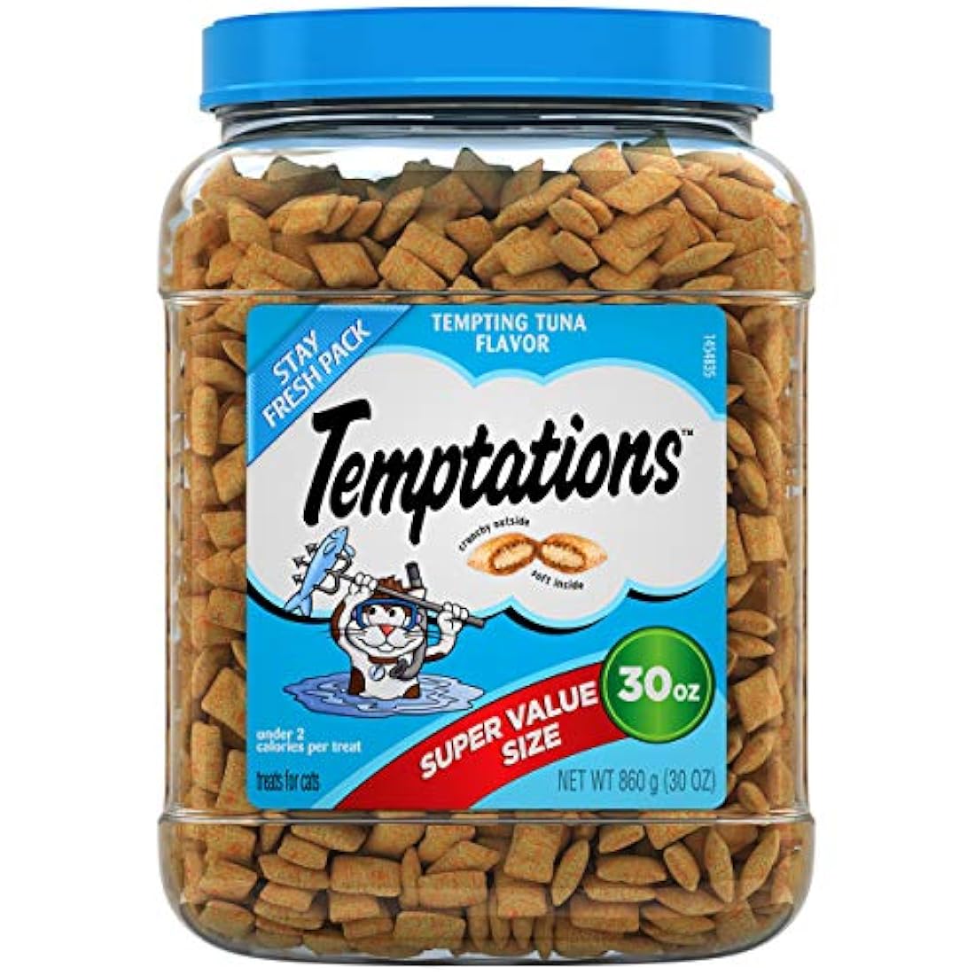 Comida para gatos crujientes y suaves