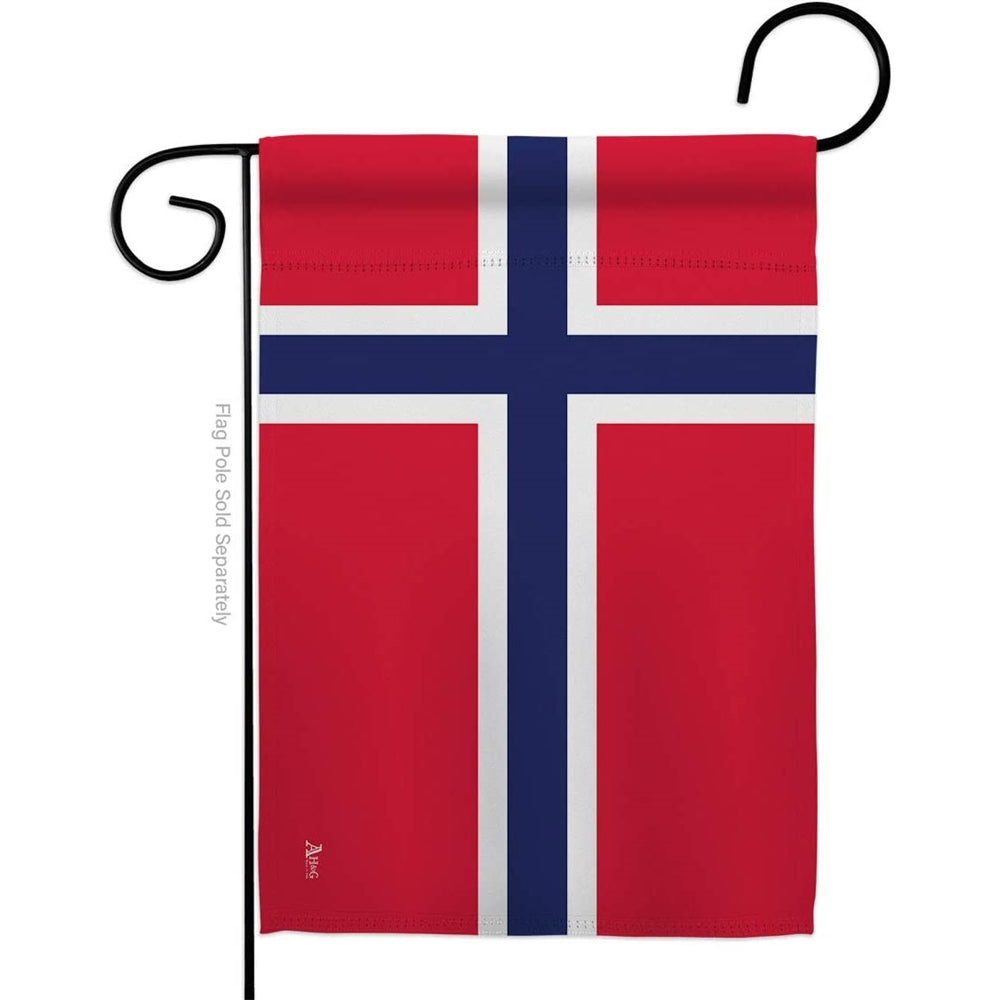 Bandera de jardín de Noruega, internacional decoración casa