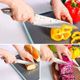 Juego de 5 cuchillos de cocina WELLSTAR, cuchilla afilada