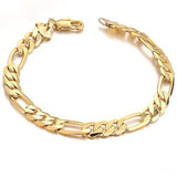 Pulsera de oro personalizable para hombre