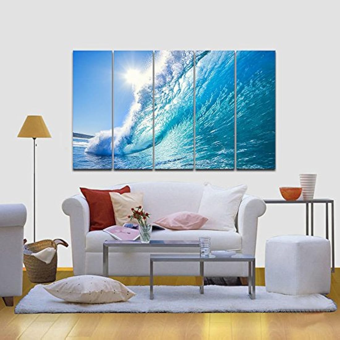 Olas de mar lienzo