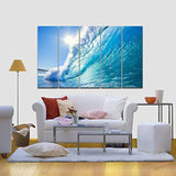 Olas de mar lienzo