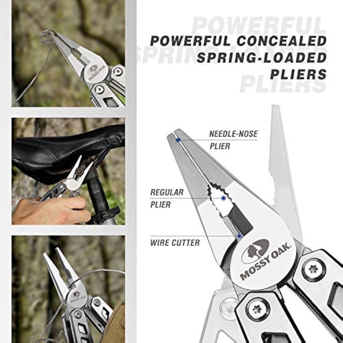 Mossy Roble Multiherramienta, 21 en 1 cuchillo de bolsillo