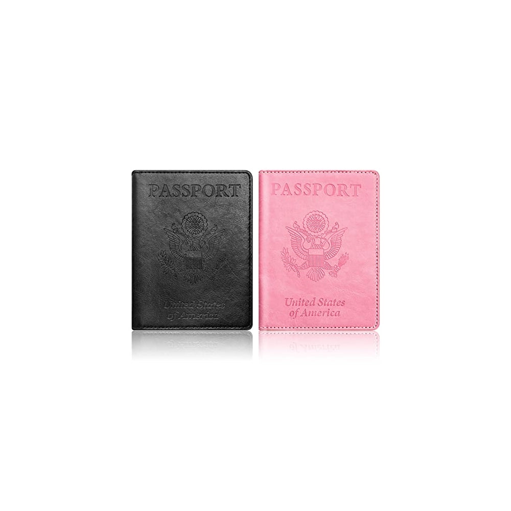 Porta Documentos y Tarjetas Soporte para pasaporte negro
